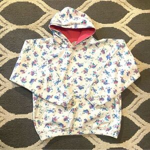 Vintage 90s Northern Reflections Floral Women's Hoodie Sweatshirt Size M
